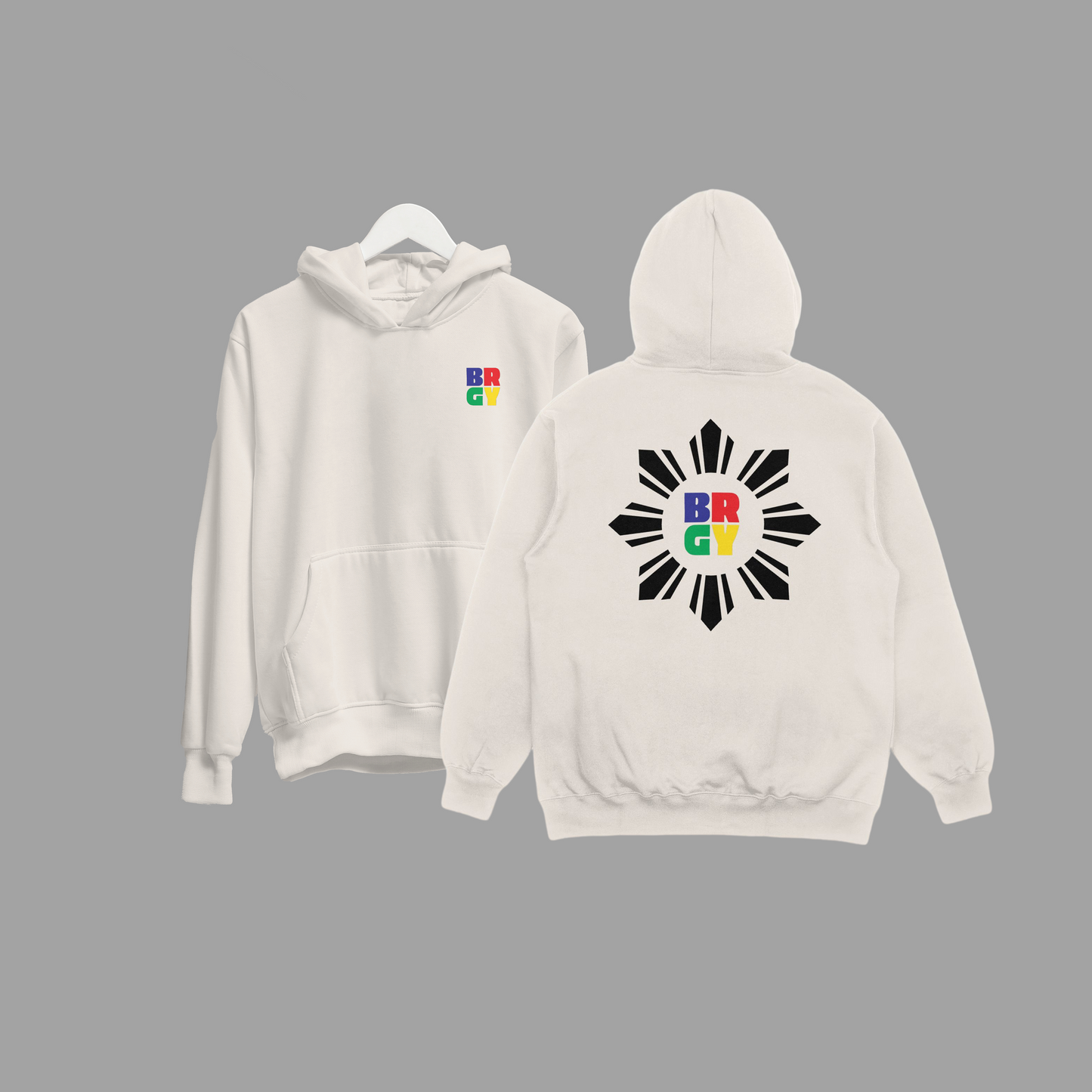 BRGY SUNRAY LOGO PULLOVER HOODIE